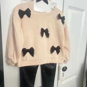 NWT girls 2 piece set